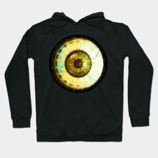 Golden Brown  Eyeball Jewel Hoodie